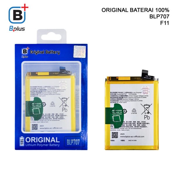 BATERAI OPPO BLP707 OPPO F11 ORIGINAL BPLUS 100% - Gambar 2