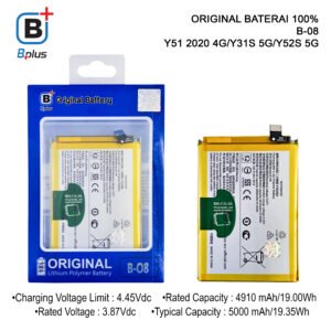 BATERAI VIVO B-O8 VIVO Y51 2020 ORIGINAL BPLUS 100%