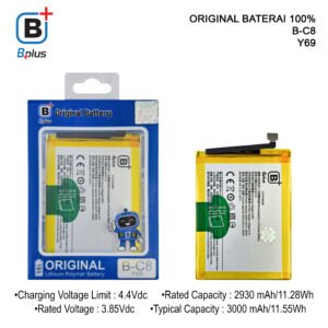 BATERAI VIVO B-C8 /Y69 ORIGINAL BPLUS 100%