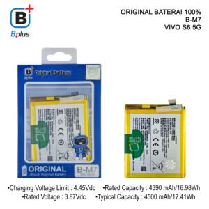 BATERAI VIVO B-M7 /VIVO S6 5G ORIGINAL BPLUS 100%