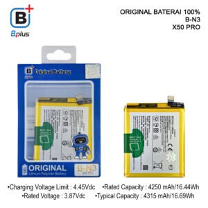BATERAI VIVO B-N3 /X50 PRO ORIGINAL BPLUS 100%