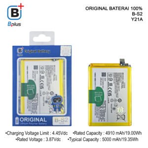 BATERAI VIVO B-S2 / Y21A ORIGINAL BPLUS 100%