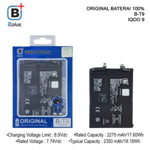 BATERAI VIVO B-T9 / IQOO 9 ORIGINAL BPLUS 100%