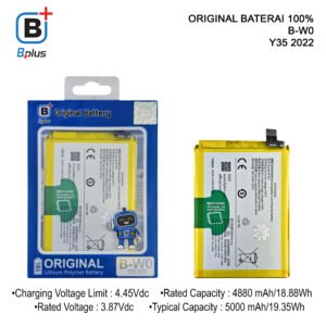 BATERAI VIVO B-W0 / Y35 2022 ORIGINAL BPLUS 100%