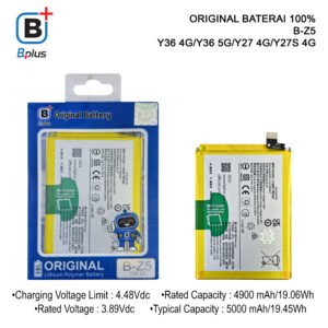 BATERAI VIVO B-Z5 / Y36 4G/Y36 5G/Y27 4G/Y27S 4G ORIGINAL BPLUS 100%