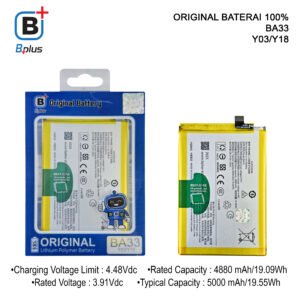 BATERAI VIVO BA33 /Y03/Y18 ORIGINAL BPLUS 100%