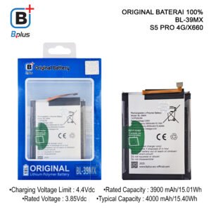 BATERAI INFINIX BL-39MX /S5 PRO 4G/X660 ORIGINAL BPLUS 100%