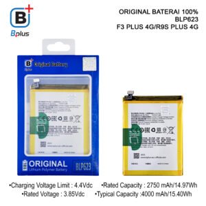 BATERAI OPPO BLP623 /F3 PLUS 4G/R9S PLUS 4G ORIGINAL BPLUS 100%