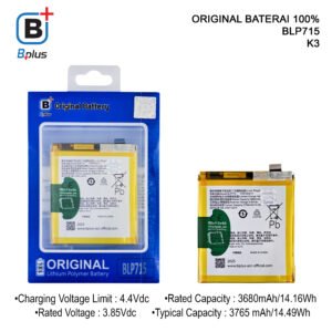 BATERAI OPPO BLP715 /K3 ORIGINAL BPLUS 100%