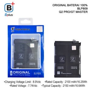 BATERAI OPPO BLP809 / Q2 PRO/GT MASTER ORIGINAL BPLUS 100%