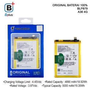 BATERAI OPPO BLP879 / A36 4G ORIGINAL BPLUS 100%