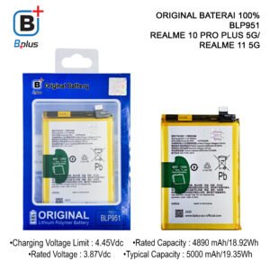 BATERAI REALME BLP951 / REALME 10 PRO PLUS 5G/ REALME 11 5G ORIGINAL BPLUS 100%