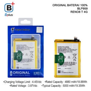BATERAI OPPO BLP959 / RENO8 T 4G ORIGINAL BPLUS 100%