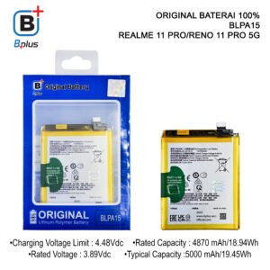 BATERAI REALME BLPA15 / REALME 11 PRO/RENO 11 PRO 5G ORIGINAL BPLUS 100%