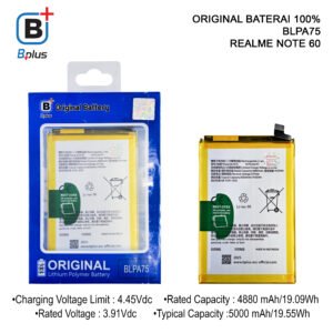 BATERAI REALME BLPA75 / NOTE 60 ORIGINAL BPLUS 100%