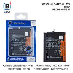 BATERAI XIAOMI BM54 / REDMI NOTE 9T ORIGINAL BPLUS 100%