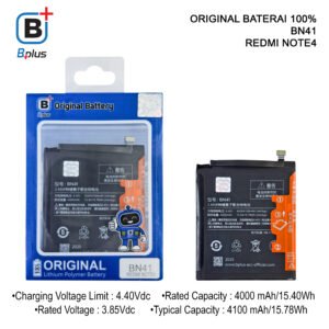 BATERAI XIAOMI BN41 / REDMI NOTE 4 ORIGINAL BPLUS 100%