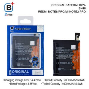 BATERAI XIAOMI BN48 / REDMI NOTE6/PRO/MI NOTE2 PRO ORIGINAL BPLUS 100%
