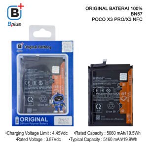 BATERAI XIAOMI BN57 / POCO X3 PRO/X3 NFC ORIGINAL BPLUS 100%