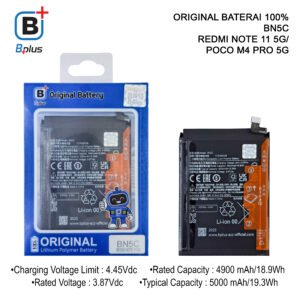 BATERAI XIAOMI BN5C / REDMI NOTE 11 5G/ POCO M4 PRO 5G ORIGINAL BPLUS 100%