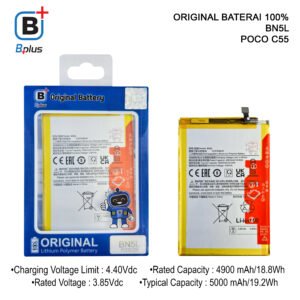 BATERAI XIAOMI BN5L / POCO C55 ORIGINAL BPLUS 100%