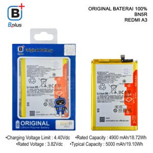 BATERAI XIAOMI BN5R / REDMI A3 ORIGINAL BPLUS 100%