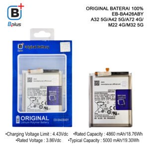 BATERAI SAMSUNG EB-BA426ABY /A32 5G/A42 5G/A72 4G/ M22 4G/M32 5G ORIGINAL BPLUS 100%