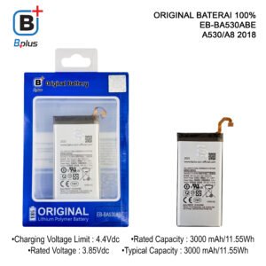 BATERAI SAMSUNG EB-BA530ABE /A530/A8 2018 ORIGINAL BPLUS 100%