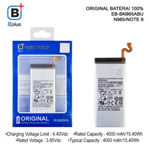 BATERAI SAMSUNG EB-BN965ABU / N965/NOTE 9 ORIGINAL BPLUS 100%